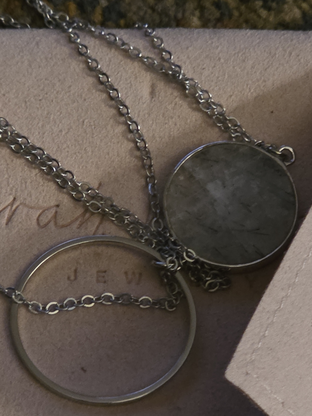 4/$97 Deal! Jewelry Set Silver Minimalist Cuff & Pendant Necklace Set - Picture 2 of 8